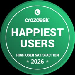 Crozdesk Happiest Users award
