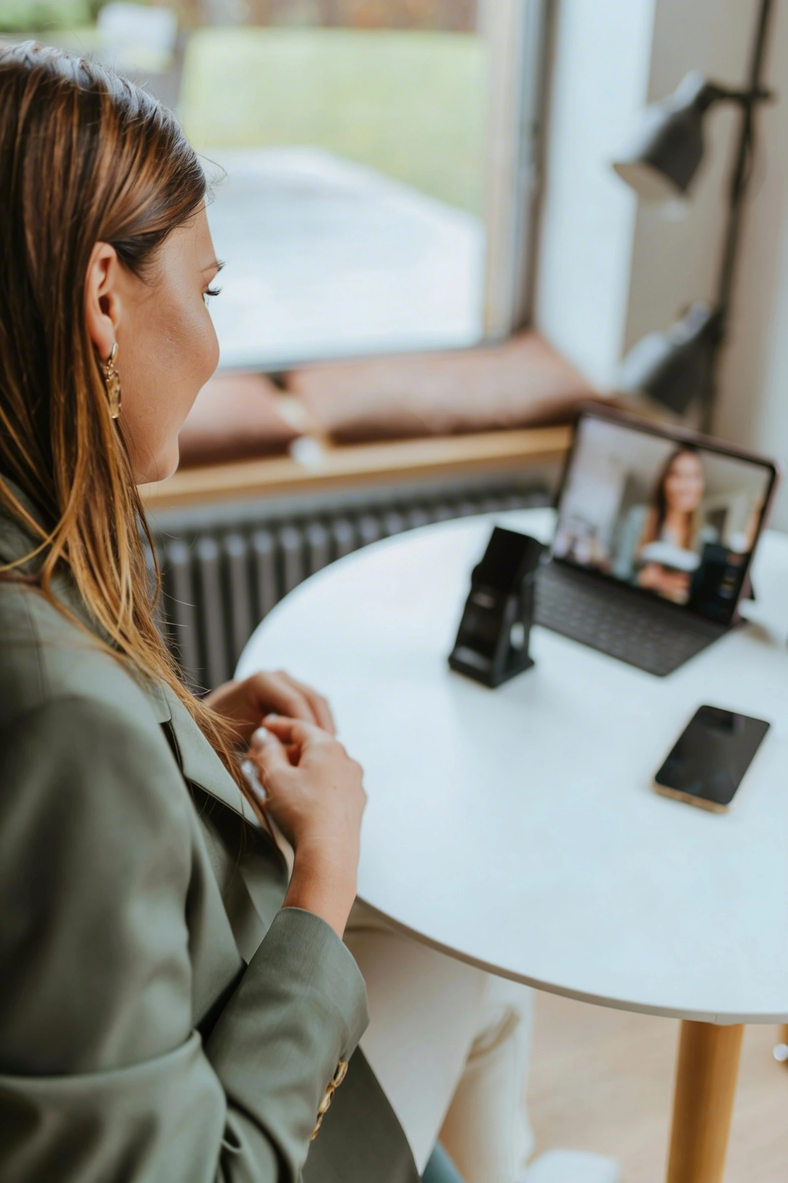 Live cohort session on video call