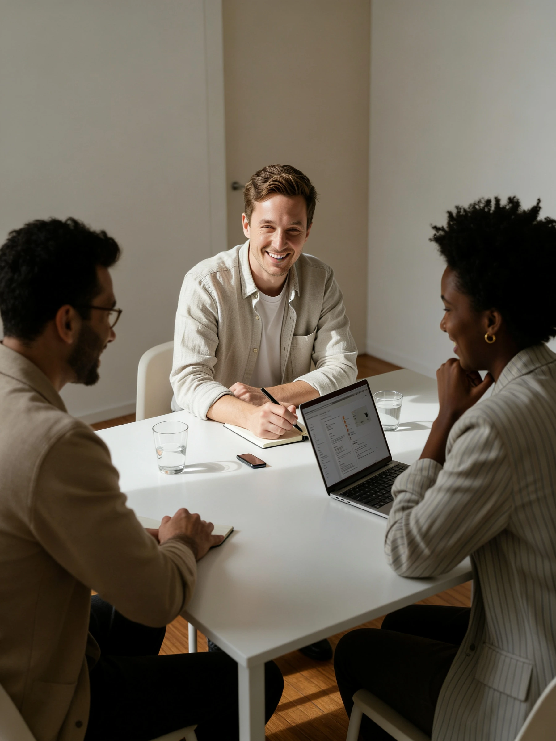 Collaborative team discussion in progress